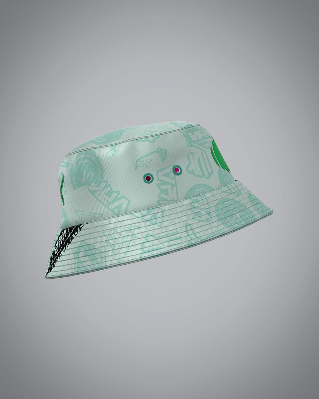 Bob Double face Pink Forest